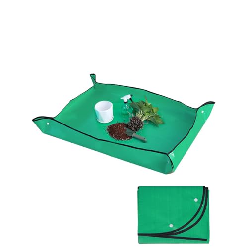 Repotting Mat for Indoor Plant Transplanting Control Mess, Square Planting Tray Soil Change Gardening Mat 29.5" x 29.5",Waterproof Portable Planting Potting Tray - style: 29.5" x 29.5"