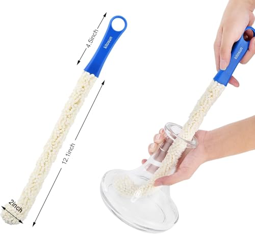 Bottle Cleaner 16.7" Bendable Long Foam Brush Cleaning Tools (2-Pack)