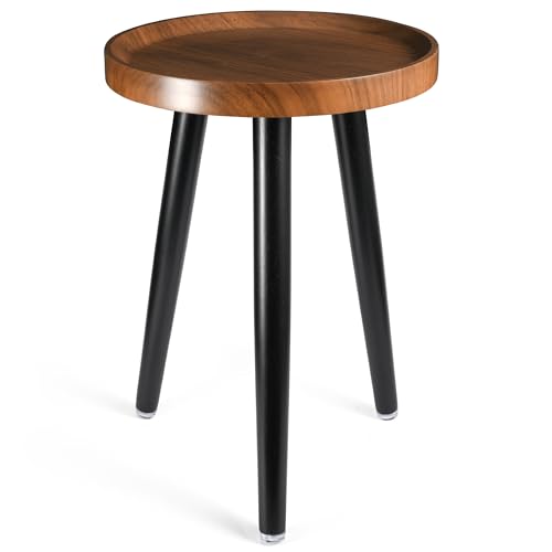 KGPLOME Indoor Plant Stand,Tall Stand with Raised Design(Walnut,12x18 in) - color: Walnut, size: 12"x18"