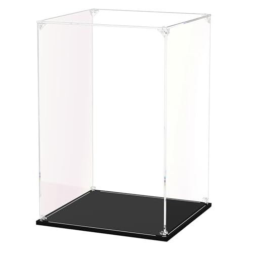 Clear Acrylic Display Case, Easy Assembly Showcase Boxes(7x7x12inch) | dofopo Dust Protection Case for Action Figures and Dolls, Alternative Glass Box for Collectibles Commemorative Gifts - size: 7x7x12inch,18x18x30 cm