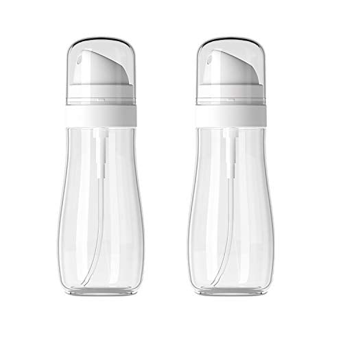Yolaist Small Spray Bottle with Fine Mist, 2 Pack 3.4oz/100ml TSA Approved Travel Size, Refillable Empty Mister Spray Bottles for Hair, Face, Plants, Cleaning, Cosmetics & Essential Oils - color: transparent