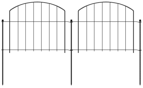 Animal Barrier Fence 12in(H) x 19.5ft(L), No Dig Decorative Garden Fence with 1.8in Gap, 14 Pack Rustproof Metal Border Panel for Dog Rabbits, Wire Mesh Flower Lawn Fencing for Outdoor Yard Patio - size: 12in(H)x19.5ft(L)