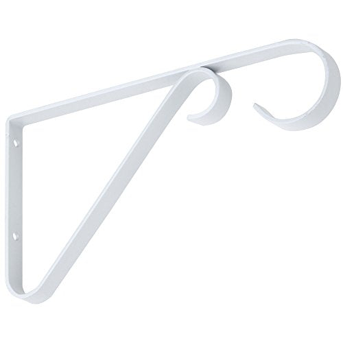National Hardware N274-522 V2653 Plant Brackets in White , 6" - color: White, size: 6 Inch