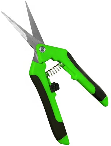 GARDEN GURU Razor Sharp Snip – Professional Garden Pruning Shears Trimmers – Super Sharp Micro-Tip Precision Stainless Steel Blades - Ergonomic Handles Easy on Arthritic Hands - 1 Case (100 Pcs) - size: 100 Pack, style: Snips