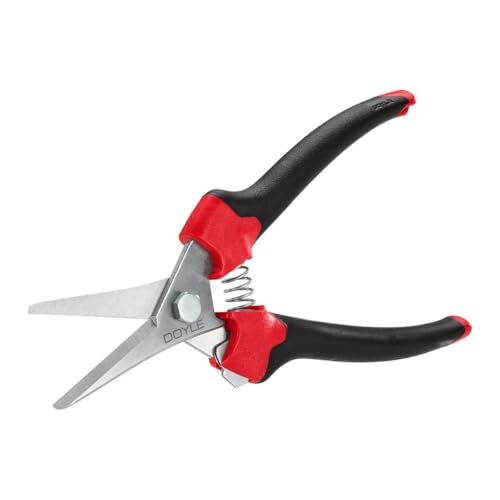 Micro-Tip Pruning Shears 7.5 in, Double-Bevel, Sharp Stainless Steel