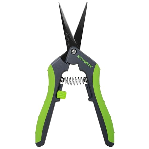 6.5" Straight Pruning Shears for Gardening Plant Trimming Scissors - size: 6.5" Straight