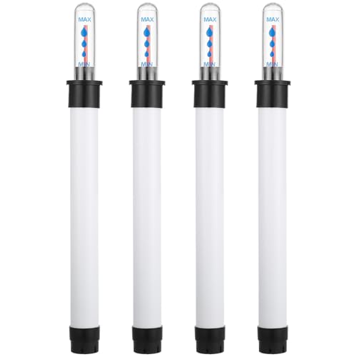 UPKOCH 4Pcs Plant Water Level Indicator, Soil Moisture Meter Gauge for Indoor Houseplants, Potted Planter Watering Reminder Sensor Stick