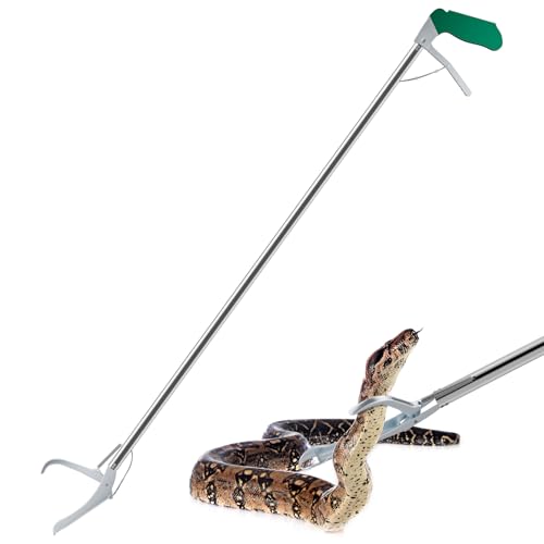 60“ Professional Snake Tongs - Extra Long Snake Catcher Tongs Grabber - size: 60 Inch