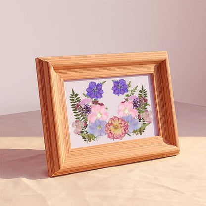 50Pcs Dried Pressed Flowers Resin Mould Real Pressed Flowers Natural Dry Leaves Bulk Mixed Colorful Daisy Herbs Kit with Tweezers for Scrapbooking DIY Candle Jewelry Crafts Making Nails(Purple) - color: Purple