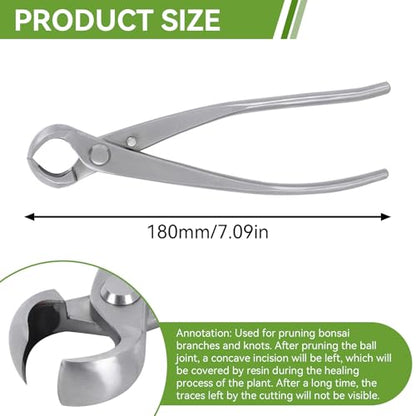 Bonsai Tools Concave Cutter Knob Cutter 180 mm BonsaiCutters Branch Cutter Bonsai Scissor Tree Clippers Pruning BonsaiTrimmer Gardening Tools