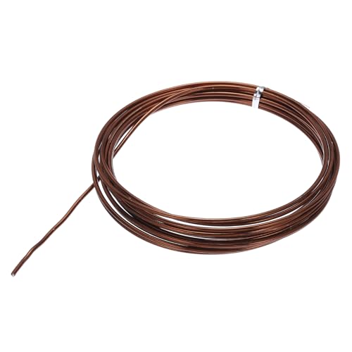 MECCANIXITY 35 Gauge Aluminum Craft Wire, 16 Feet Bendable Wire Metal Armature Wire for Jewelry Making DIY Sculpting Floral Wreath Making Wire Wrapping Christmas Ornaments (35 AWG Copper) - color: Copper, size: 35 Gauge, 16 Feet