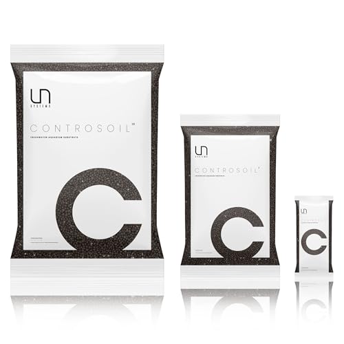Ultum Nature Systems Controsoil - Freshwater Aqua Soil Substrate for Fish, Shrimp, Live Plant Propagation and Aquascaping - 6.8pH Low Ammonia, Volcanic Ash - Black, Fine (1 Liter) - color: Black - Fine, size: 1 Liter (0.9 kg)