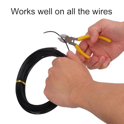 5 Roll Anodized Aluminum Bonsai Training Wire Kit with Bag, Black Bonsai Training Wire, Plant Wire Kit for Bonsai Artists & Beginners by Biugaaufai (1.0mm, 1.5mm, 2.0mm, 2.5mm, 3.0mm,5-Size 328 Feet) - size: 5 Rolls (1.0-3.0 mm, 328 ft total), style: Blac