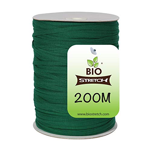 Soft Garden Plant Ties for Indoor & Outdoor Plants - Strong & Stretchy Cut-to-Length Plant Tape for Climbing Plants, Tomato Vines & Home Gardening (656 ft / 200M) - size: 656 ft / 200M