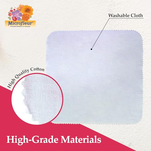 Microfleur Max White Liners for Microwave Flower Press 9" (23 cm) - 20 PC - size: 20 PC