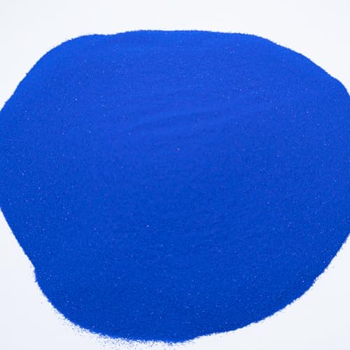Emineyo Colored Sand,Craft Sand, Premium Fine Grained Color Sand for Crafts,Sand Art,Sand Painting,Vase Filler, Home Décor, Wedding Decorations,80-120 Mesh,300g/10.58oz (Diamond Blue) - color: Diamond Blue
