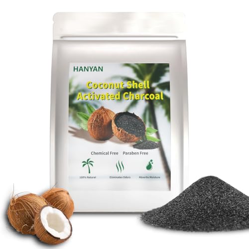 Industries Bulk Activated Carbon - Coconut Shell Granular Activated Charcoal (GAC) for Water Filtration - Replacement Media for Pre and Post Carbon Water Filters (2lbs) - size: 2lbs