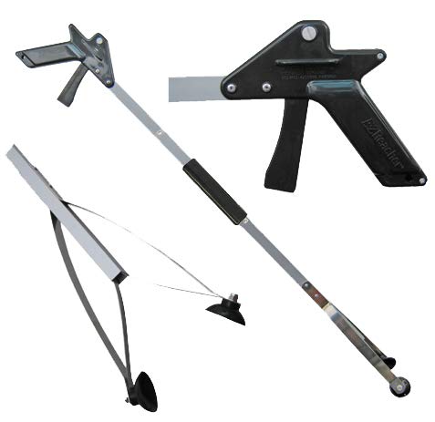 ArcMate EZ Reacher - Heavy Duty Grab-It Reaching Tool – Collapsible Grabber Reacher with Extra-Large Grip, 4.5 Inch Jaws - Ideal for Commercial, Maintenance, Seniors, 32" - size: 32 Inch (Pack of 1)