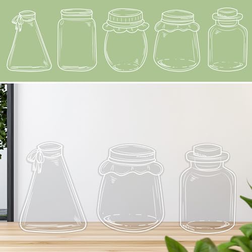 20pcs Transparent Dried Flower Bookmark Kit, Cute Clear Bookmarks Botanical Specimen DIY Books Maker Transparent Thousand Floral Page for Pressed Clips Crafts