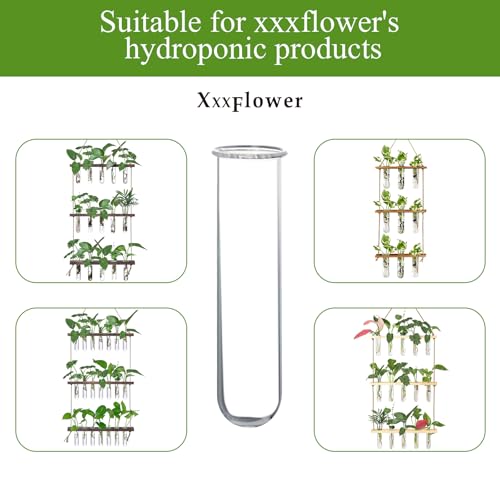 XXXFLOWER 9 Tube Vases Wall Hanging Propagation Station+ 4 Tube Vase Accessories