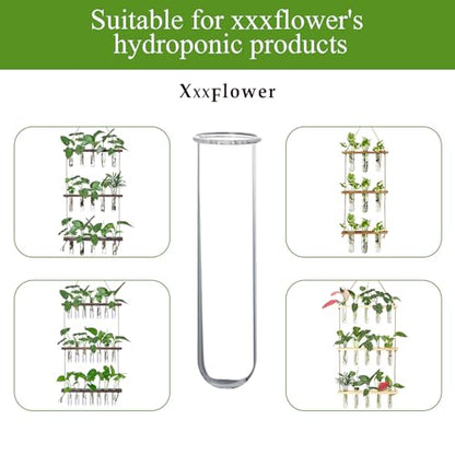 XXXFLOWER 9 Tube Vases Wall Hanging Propagation Station+ 4 Tube Vase Accessories