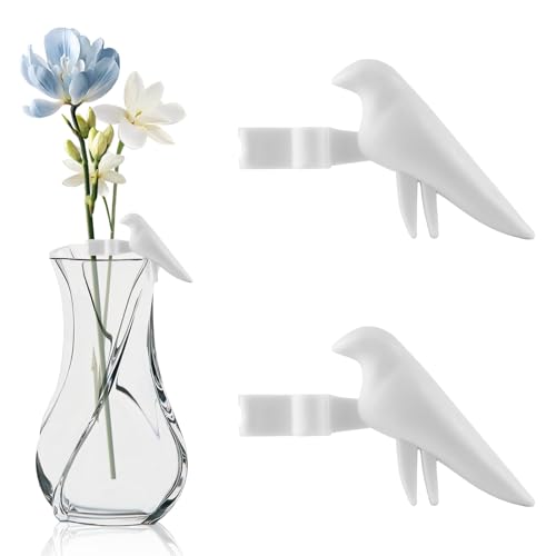 Plant Propagation Buddy, 2 PCS Bird Shape Plant Support Cutting Holder for Stems, Sprouts and Shoots, Plant Propagation Station Plant Stem Support Indoor Gardening Gifts for Plant Lovers (2, Bird)