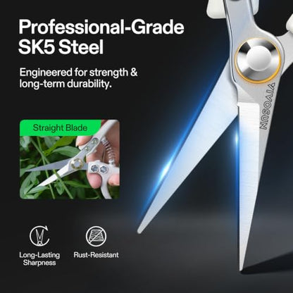 VIVOSUN Pruning Shears for Gardening, Q-Shaped Garden Scissors for Plants - style: Q-Shaped Pruner