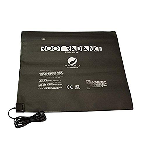 DL Wholesale Root Radiance Seedling Heat Mat Pad 48” x 20.75” for Plant Seed Starting, Indoor Germination Supplies Black, Large - size: 48 x 20.75"