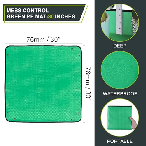 30" X 30" Large Plant Repotting Mat for Indoor Plants Potting Soil, Foldable Waterproof Plant Repotting/Potting Tray, Potting Mat for House Plants Succulents Gardening Tools Gifts for Gardener - size: Medium 30 x 30"