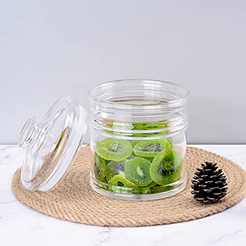 35 oz Reinforced Small Acrylic Storage Jar, Airtight Lid Cookie Jar | Suitable for Cookies, Dried Fruits, Nuts, Herbs,Cereals,etc - size: Standard 1030 ml