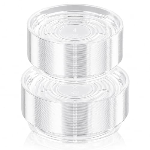 100 Pack Clear Plant Saucers for Indoors (4 6 Inch) Flower Pot Saucers for Potted Plants Plate Set Plant Trays for Indoors No Holes Plants Saucer Trays for Pots Drip Tray Plastic Tray for Succulent - color: Clear, size: 4 6 inch: 100 pcs