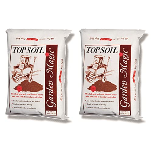 Michigan Peat Garden Magic Organic Potting Topsoil Mix, 40 lb, 2-Pack - size: 40-Pound (2 Pack)