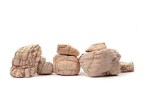 LANDEN Elephant Skin Stone 18lb Aquarium Rocks Stones for Fish Tank Decor - size: 11 Elephant Skin Stone(3-9 inches,18lbs)
