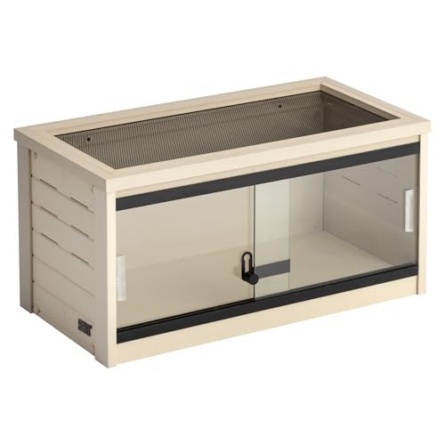 New Age Pet ECOFLEX Furniture Style Reptile Enclosure - color: Tan, size: Small