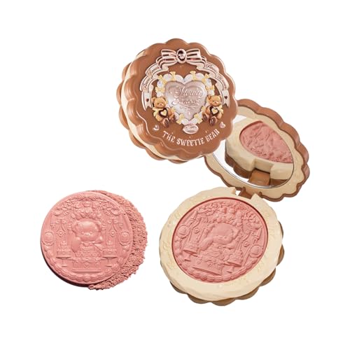 Flower Knows The Sweetie Bear Silk Satin Blush, Soft Peach Beige - color: 02 Garden Picnic
