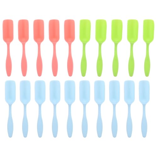 Sosoport 40-Pack Gardening Shovel Soil Scoop Portable Planting Spatula for Pot Plants Flowers Garden Beds Lightweight Mini Garden Tool Set 5.90 X 1.96 X 1.18 in - color: Pink+Blue+Greenx2pcs, size: 15x2.5x3cmx2pcs