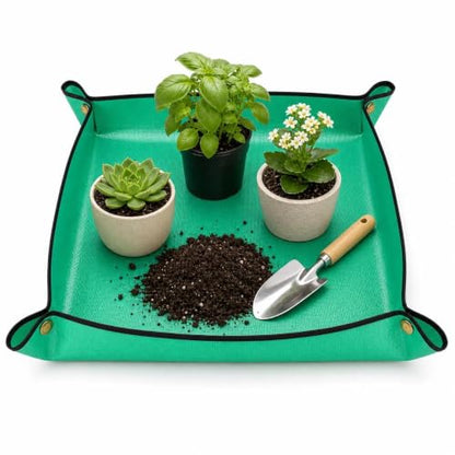 1PC Repotting Mat, Waterproof Plant Potting Mat for Indoor Gardening, Soil Change and Transplanting, Mess-Free Gardening Accessory for Plant Lovers(26 * 26Inches（66 * 66cm）) - size: 26*26Inches（66*66cm）