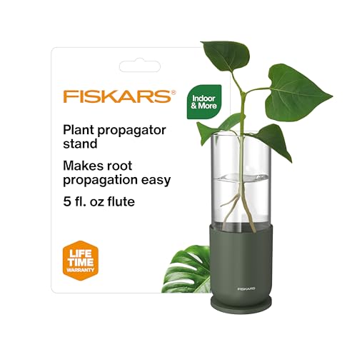 Fiskars 5oz Plant Propagator Glass Vase for Hydroponic Indoor Gardening