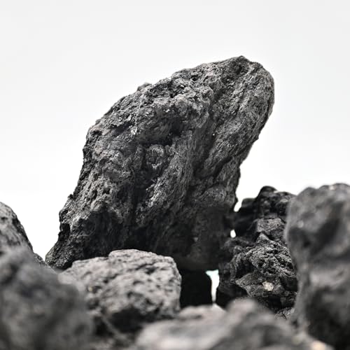 Volcanic Lava Rocks for Fish Tanks Bonsai Fire Pits Aquarium Rocks for Aquascaping,Terrariums,Bonsai,Garden Landscaping Decoration and Amphibian enclosures-10lb(3-7inches) 6-9pcs - size: 10lb(3-7in)