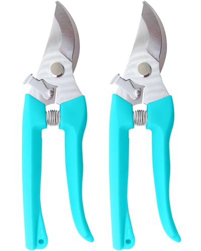 Flower Scissor, Floral Shear for Cutting Fresh Flowers (Blue, 2 Pack) - color: Blue, size: 2 Pack
