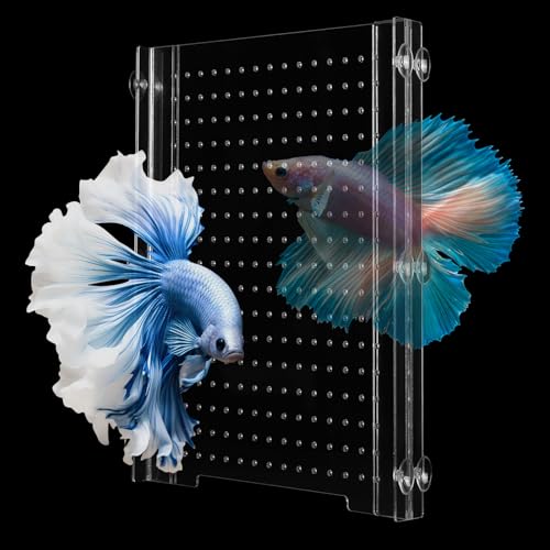 Adjustable Acrylic Aquarium Divider Set - Universal Fish Tank Separator for Multi-Purpose Fish Isolation (2 Sizes Optional (9.4''x11'')