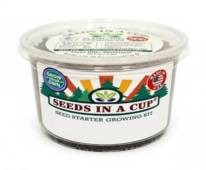 Kids Discovery Garden Kit, Complete Indoor/Outdoor Growing Set, Premium Soil, 4 Seed Varieties,Educational, Made in USA, Great Gift for Holiday, Gift Idea