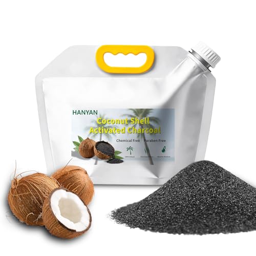 Industries Bulk Activated Carbon - Coconut Shell Granular Activated Charcoal (GAC) for Water Filtration - Replacement Media for Pre and Post Carbon Water Filters (5lbs) - size: 5lbs