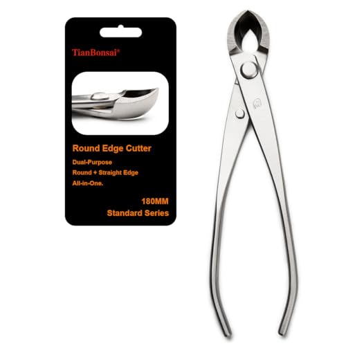 Bonsai Tools 180 Mm Round Edge Cutter Multifunctional Bonsai Cutter With Both Straight Edge And Round Edge