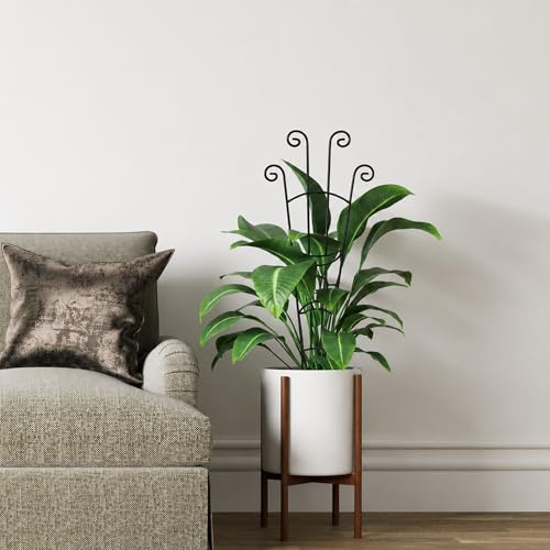 32.6in Plant Trellis for Climbing Plants Indoor Outdoor, Expandable Large Metal Garden Trellis for Potted Plants, Heavy-Duty Tall Pothos Plant Climber Support for Ivy Pothos Hoya Monstera, 2P - size: 32in, 2p