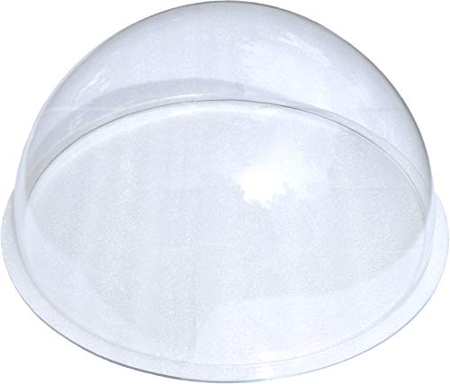 Acrylic Dome/Plastic Hemisphere - Clear - 24" Diameter, 1" Flange with No Pre-Drilled Holes - size: 24"