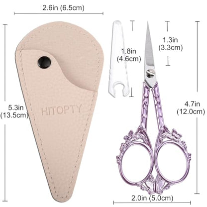 Small Precision Detail Scissors with Cover, Sharp Tip All Purpose