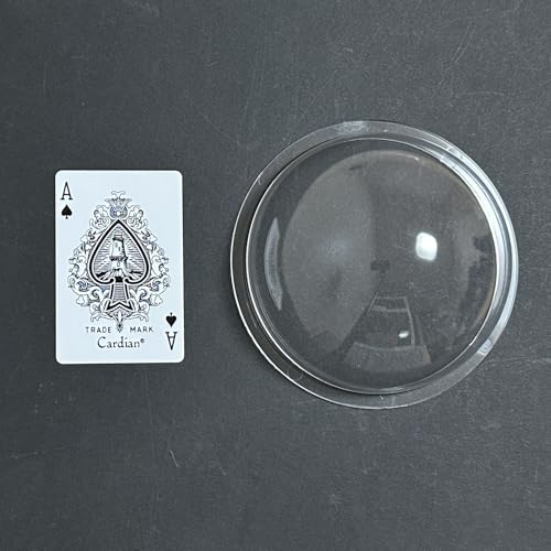 KAYNEY Acrylic Dome with Flange Clear Plastic Hemisphere – Transparent Case for CCTV, Camera Lens, Jewelry, Collectibles & Miniatures – Dustproof Cover for Delicate Items (4.8inch / 120mm) - size: 4.8inch / 120mm