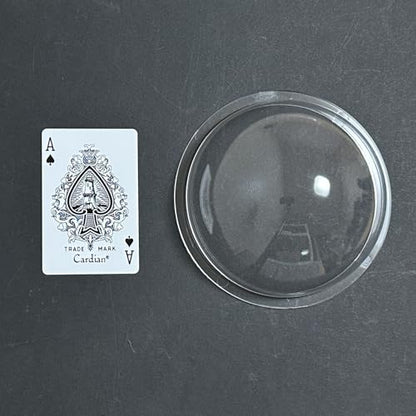 KAYNEY Acrylic Dome with Flange Clear Plastic Hemisphere – Transparent Case for CCTV, Camera Lens, Jewelry, Collectibles & Miniatures – Dustproof Cover for Delicate Items (4.8inch / 120mm) - size: 4.8inch / 120mm