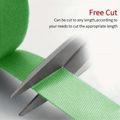 590.55 Inches / 3 Rolls Reusable Plant Ties - Green Flexible Support Straps for Vines, Flowers and Garden Plants - Ideal for Indoor and Outdoor Use, The Top Choice for Gardening Enthusiasts